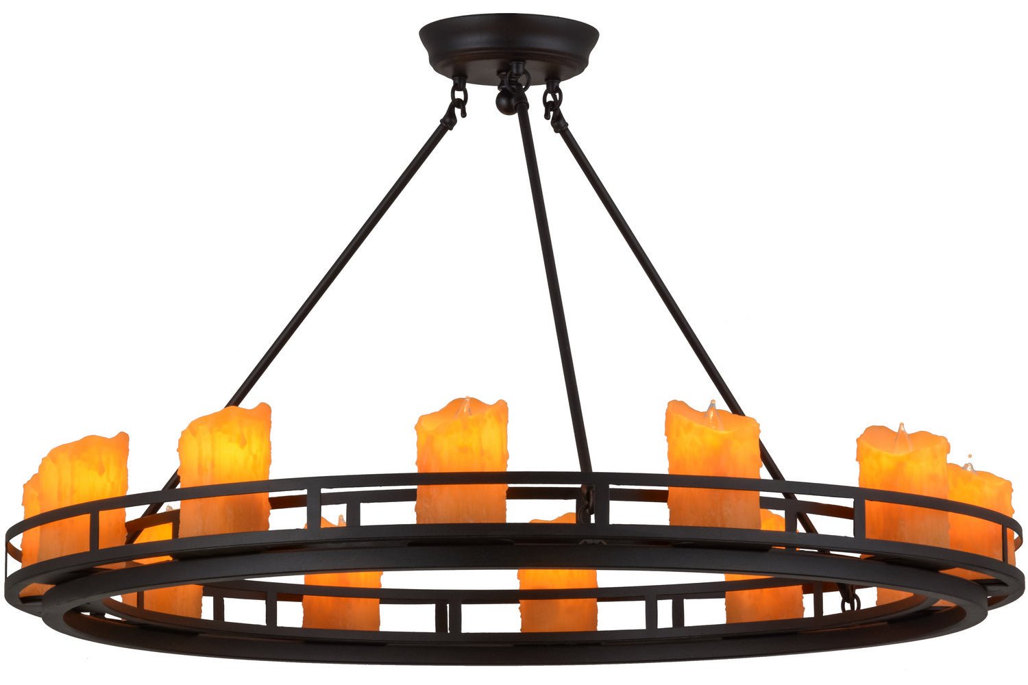 12-Light Semi Flushmount Ceiling Light Fixture - Modern Crystal Chandelier for Dining Room, Bedroom, Living Room & Hallway Lighting