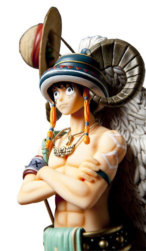 One Piece Luffy Animal Version Figure - Door Painting Collection - Anime Statue for Fans & Collectors - Perfect for Home Decor, Office Display, and Anime Merchandise Collection