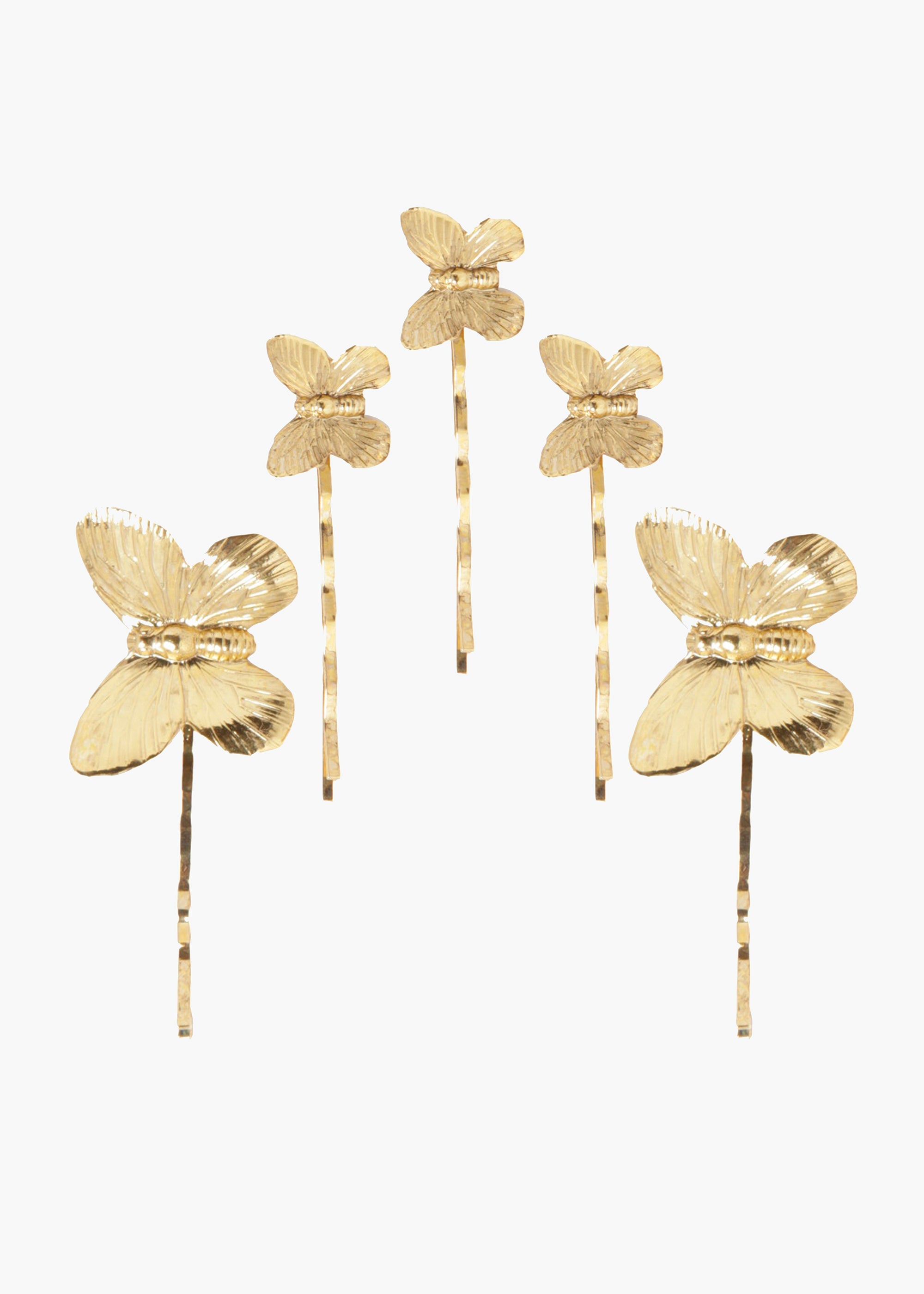 Pippa Bobby Pin Set - Gold Hair Clips for Women, Secure Hold Hair Accessories for Everyday Styling, Work, Parties & Weddings