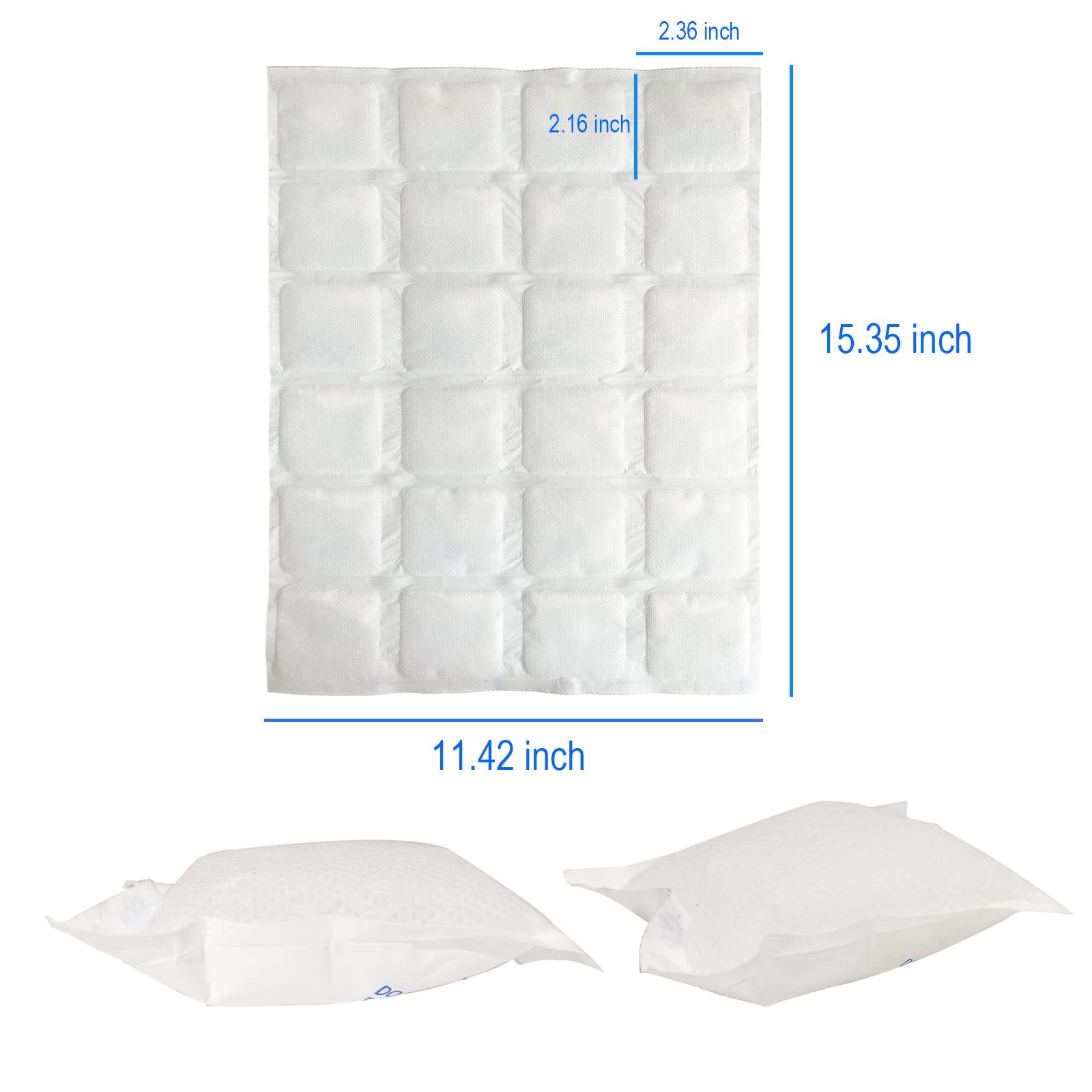 Reusable Dry Ice Packs for Coolers - Long Lasting Freezer Packs for Shipping Frozen Food, Perishables Storage & Mailing - Perfect for Lunch Boxes, Picnics, Camping and Food Delivery Services