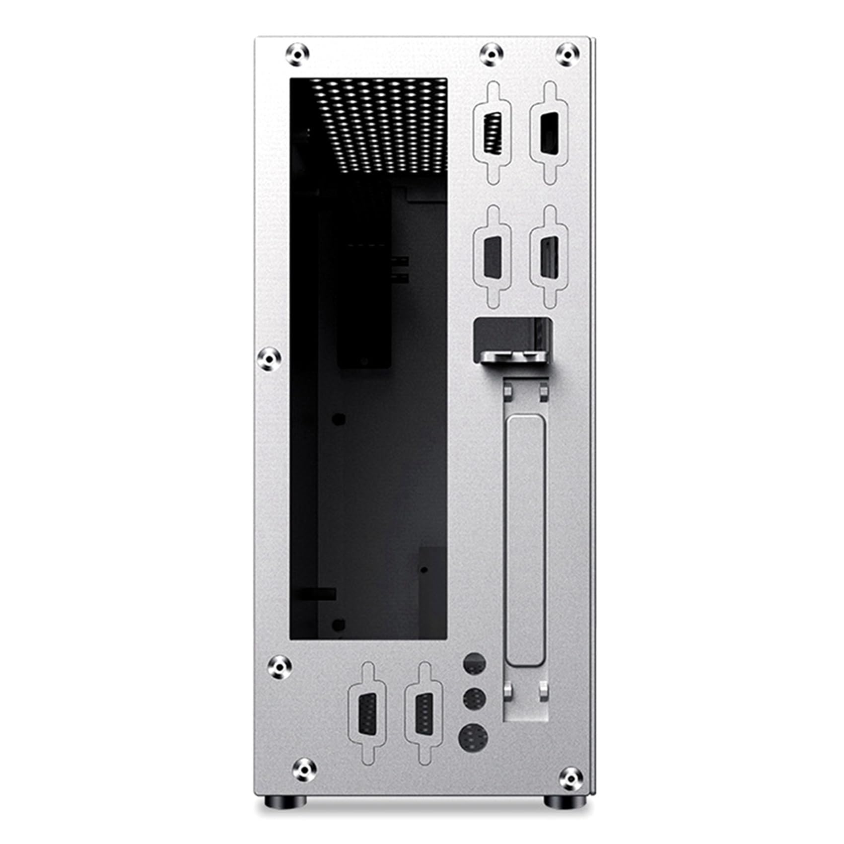 Premium Aluminum Mini ITX Computer Case - Compact HTPC Chassis for Single Slot GPUs | TX02 Small Form Factor Desktop Case for Home Theater & Gaming PCs