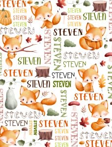 Custom Fox Blanket