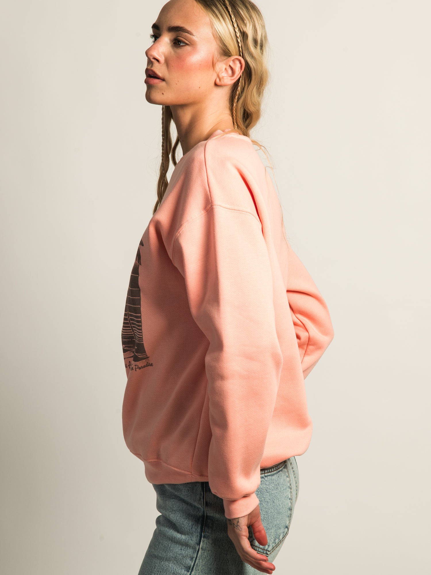 BILLABONG SUNSET MEMORIES CREW NECK SWEATSHIRT - Women's Casual Pullover for Beach, Surfing & Streetwear Fashion