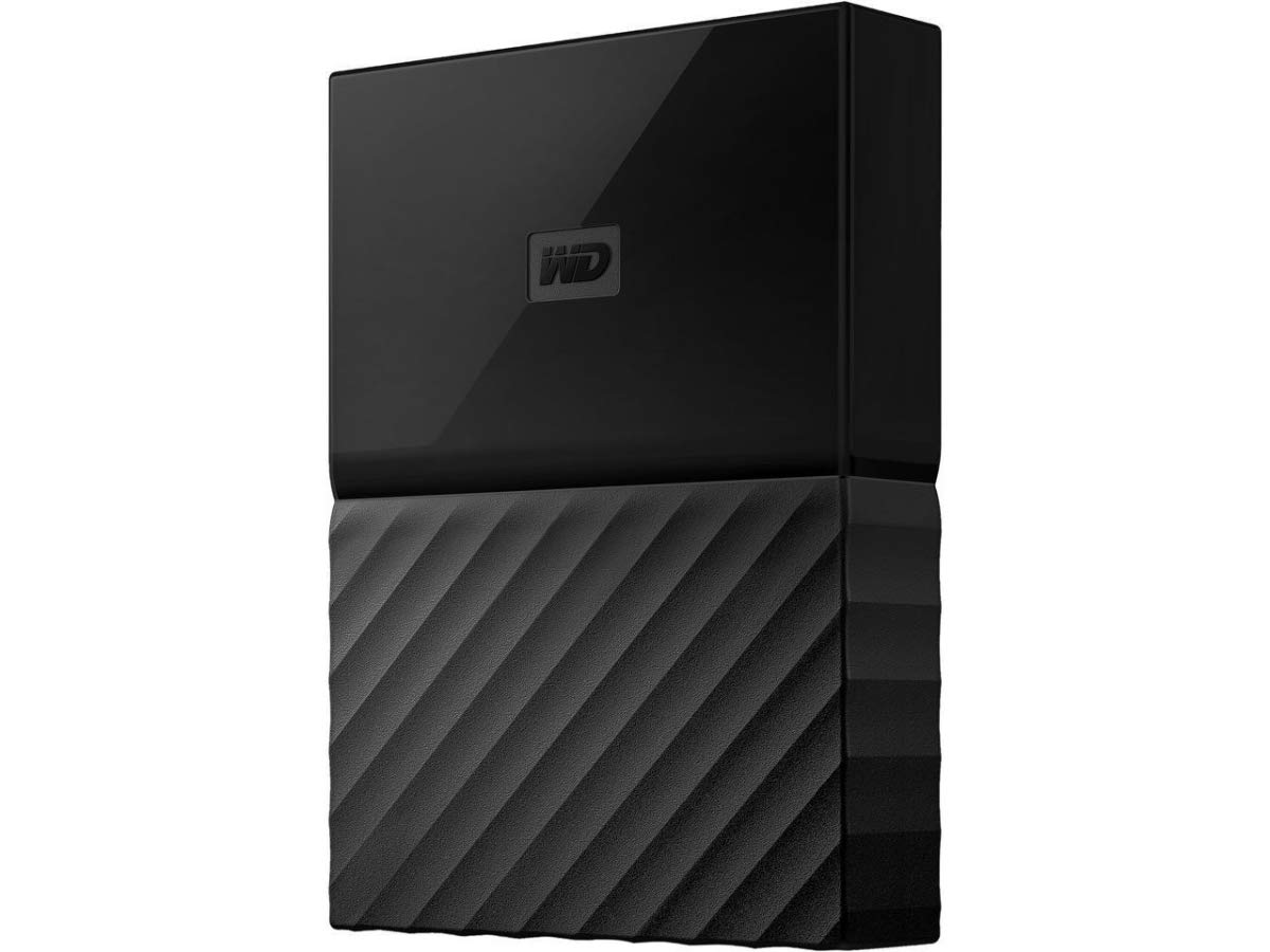 WD 2TB My Passport Portable External Hard Drive for PS4 Game Storage - USB 3.0 - WDBZGE0020BBK-NESN - Perfect for Gaming, Backup & Travel Storage