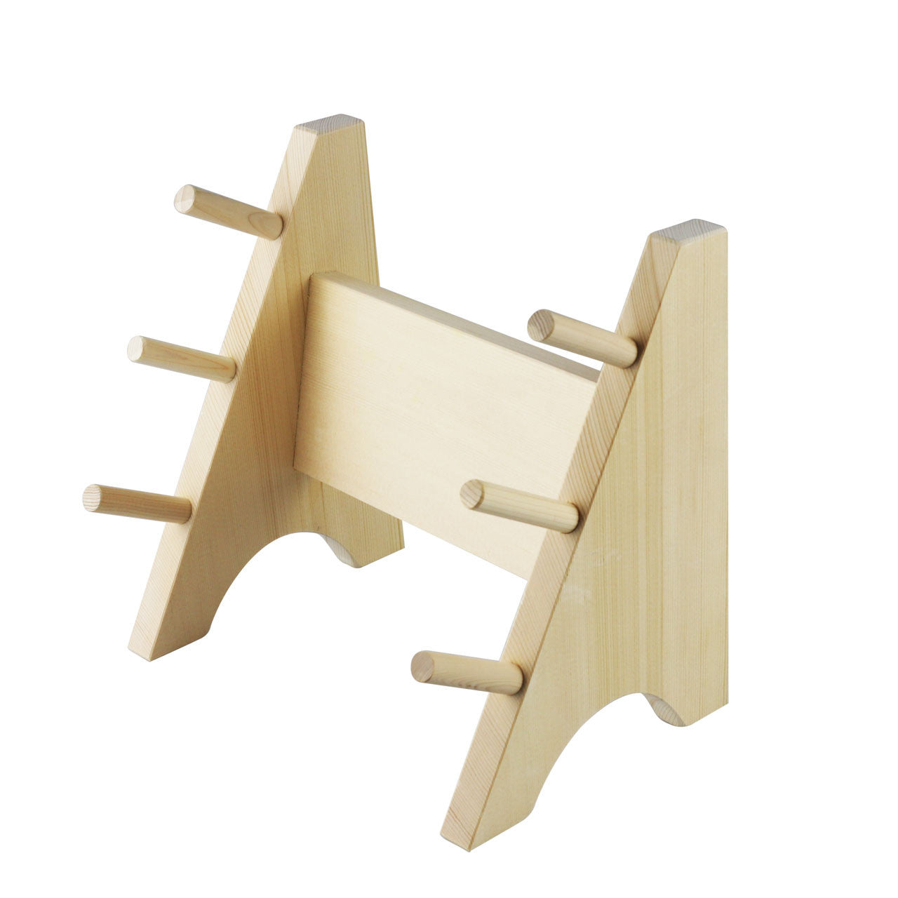 Premium Katana-Style Wooden Knife Display Stand - Holds 3 Knives | Elegant Kitchen Decor & Perfect Gift for Chefs | Ideal for Home, Restaurant, or Collector's Showcase