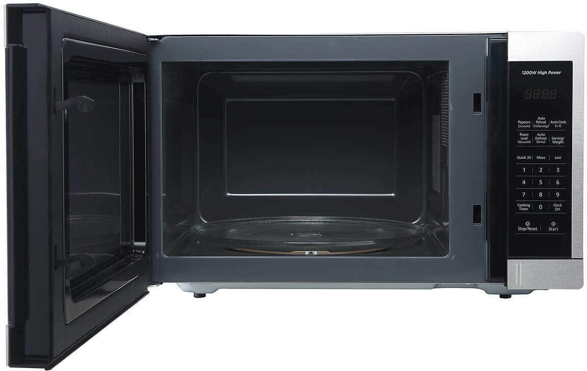 Refurbished PANASONIC NN-SC678S 1.3 Cu Ft Stainless Steel Genius Microwave with Warranty - Perfect for Small Kitchens, Dorms & Office Break Rooms