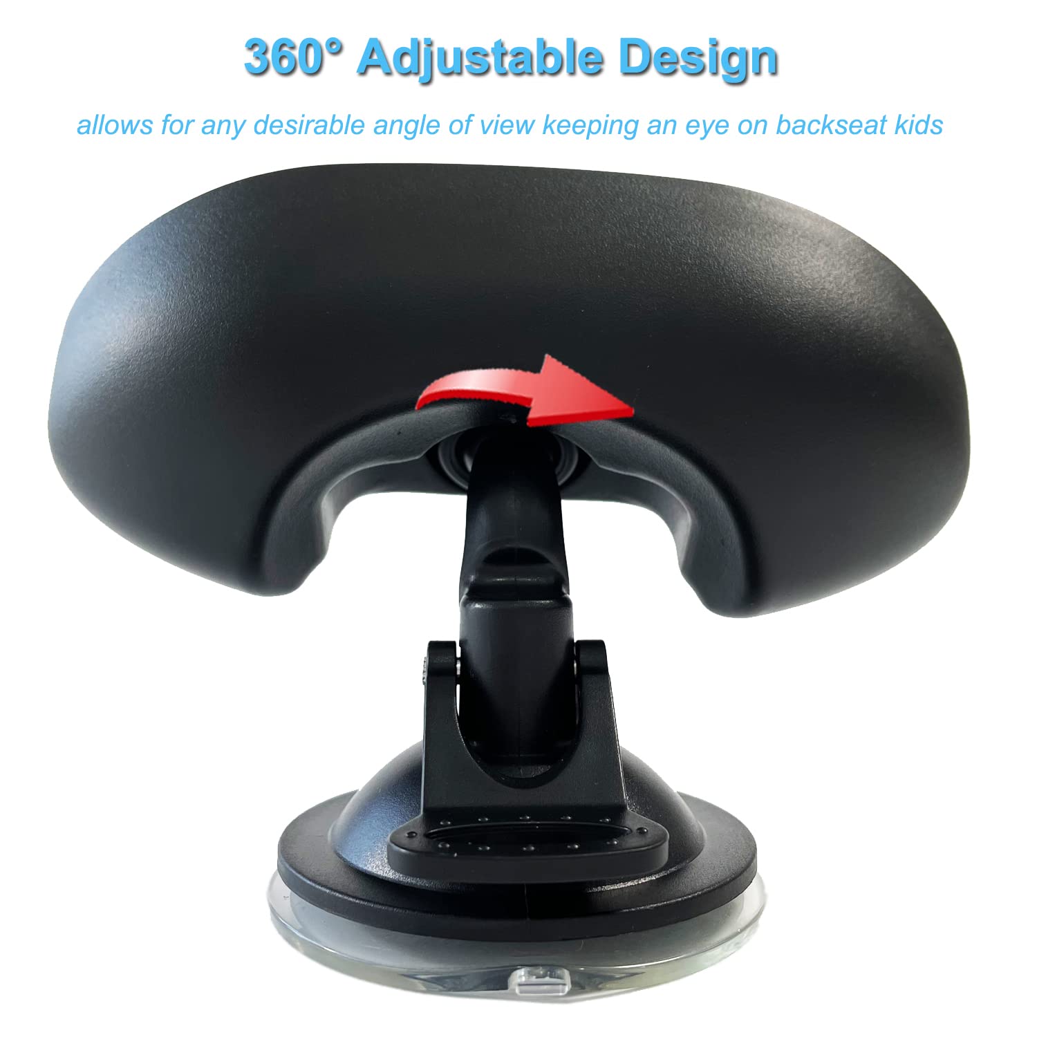 **KITBEST Shatterproof Rear View Baby Car Mirror – Adjustable Back Seat Mirror for Infants & Newborns – Safe & Durable for Easy Monitoring While Driving**    *(Perfect for Road Trips, Daily Commutes, and Keeping an Eye on Your Little Ones Safely)*