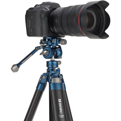 Benro CyanBird CF 2 Series Carbon Fiber Tripod with FS20PROC501 Hybrid Head - 5-Section Professional Camera Tripod for Photography & Videography - Perfect for Travel, Outdoor Shoots and Studio Work
