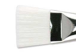 Creative Mark Mural Large Artist Brushes - White Filament Paint Brushes for Acrylic & Watercolor - Flat #40 - Perfect for Wall Murals, Canvas Painting & DIY Art Projects