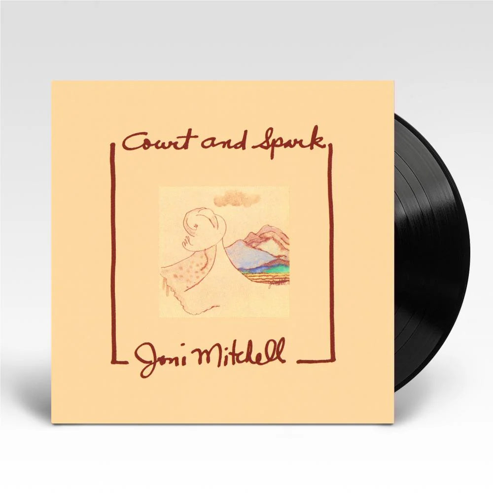 Joni Mitchell Court and Spark Vinyl LP Record - Classic Folk Rock Music Album for Collectors & Audiophiles - Perfect for Home Listening & Vintage Music Enthusiasts