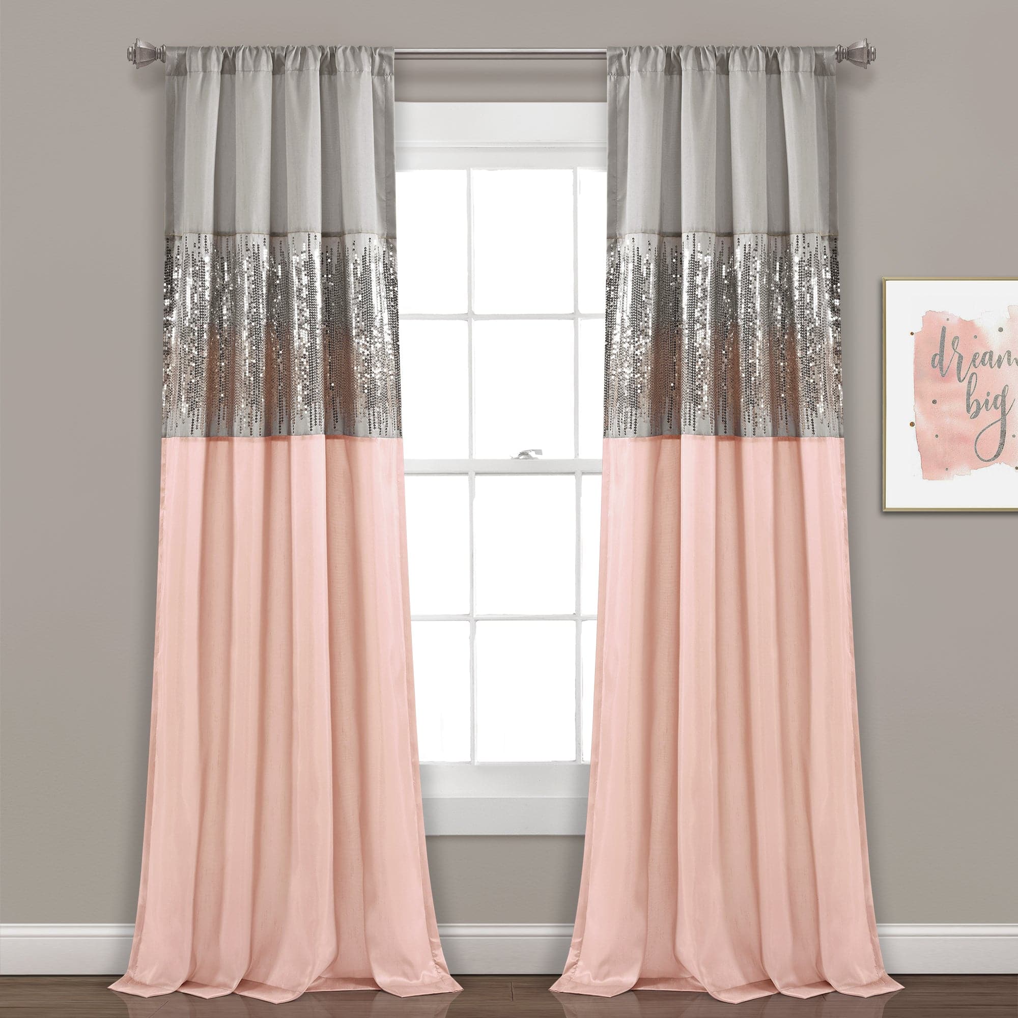 Starry Night Window Curtain Panel - Blackout Drapes for Bedroom & Living Room - Galaxy Print Room Darkening Curtains for Home Decor & Sleep Aid