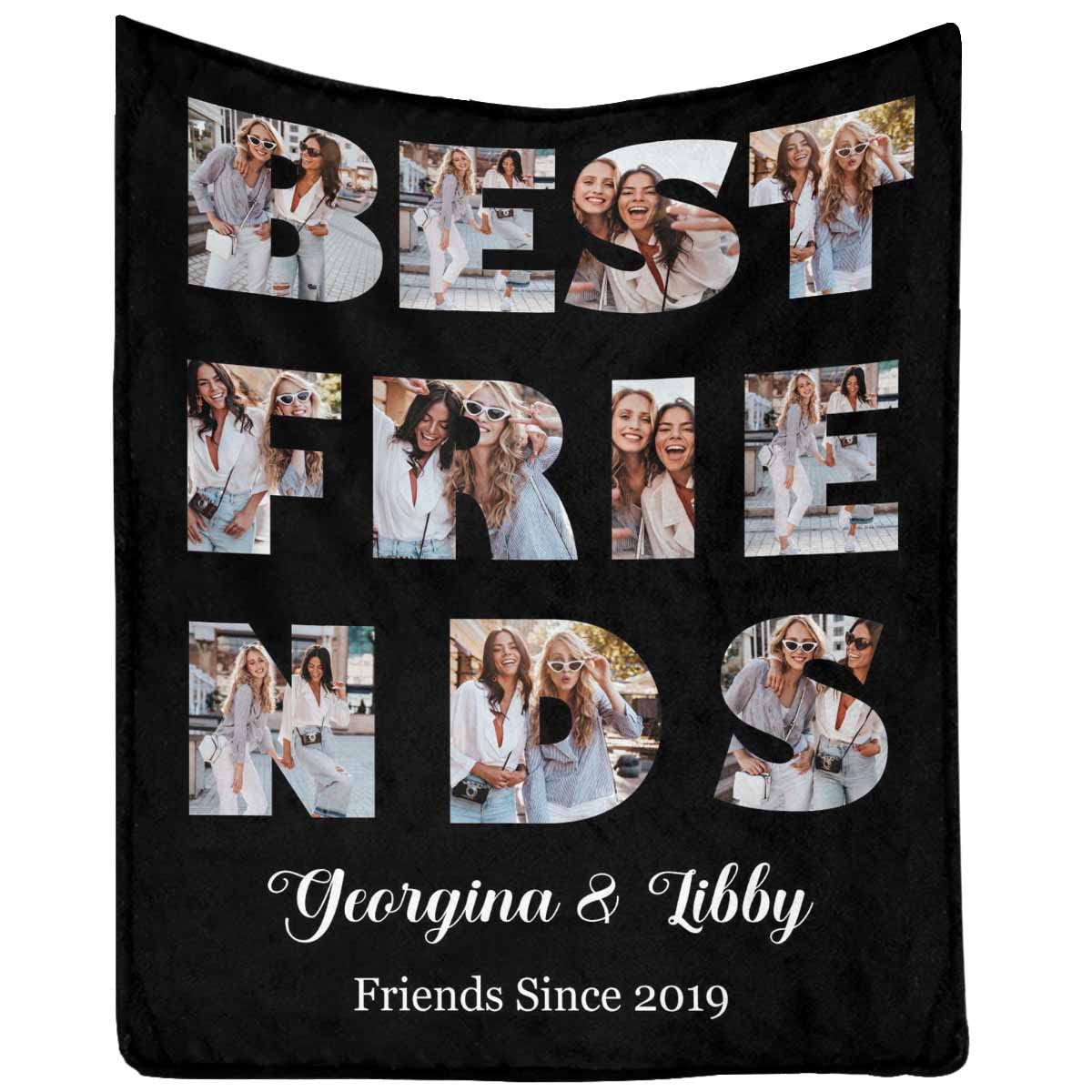 Best Friend Gifts for Women - Super Soft Throw Blanket 70x80 Inches, Birthday & Friendship Gift for Her, Cozy Blanket for Home, Bed & Sofa - Perfect for Movie Nights & Relaxation