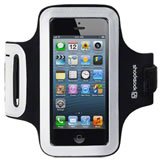Apple iPhone 5/5S Sports Armband Case - Adjustable Running Belt for Gym, Jogging & Workouts - Black - Water-Resistant & Secure Fit for Active Lifestyles