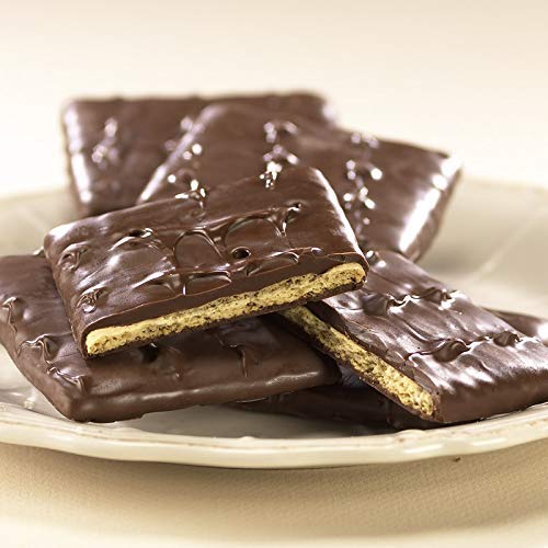Asher's Premium Milk Chocolate Covered Grahams - Gourmet Sweet & Salty Candy Snacks - Individually Wrapped (15 Count x 2 Packs) - Family-Owned Since 1892 - Perfect for Parties, Gifts & Office Treats