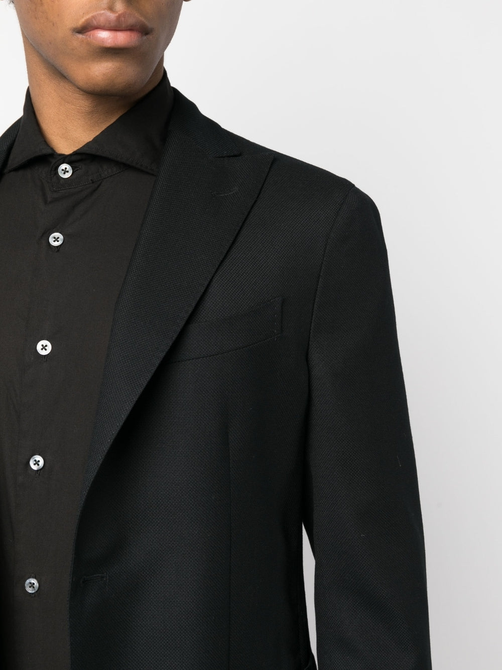 Boglioli Men's Black Jacket - Premium Slim Fit Blazer for Business & Casual Wear | Perfect for Office, Weddings & Special Events
