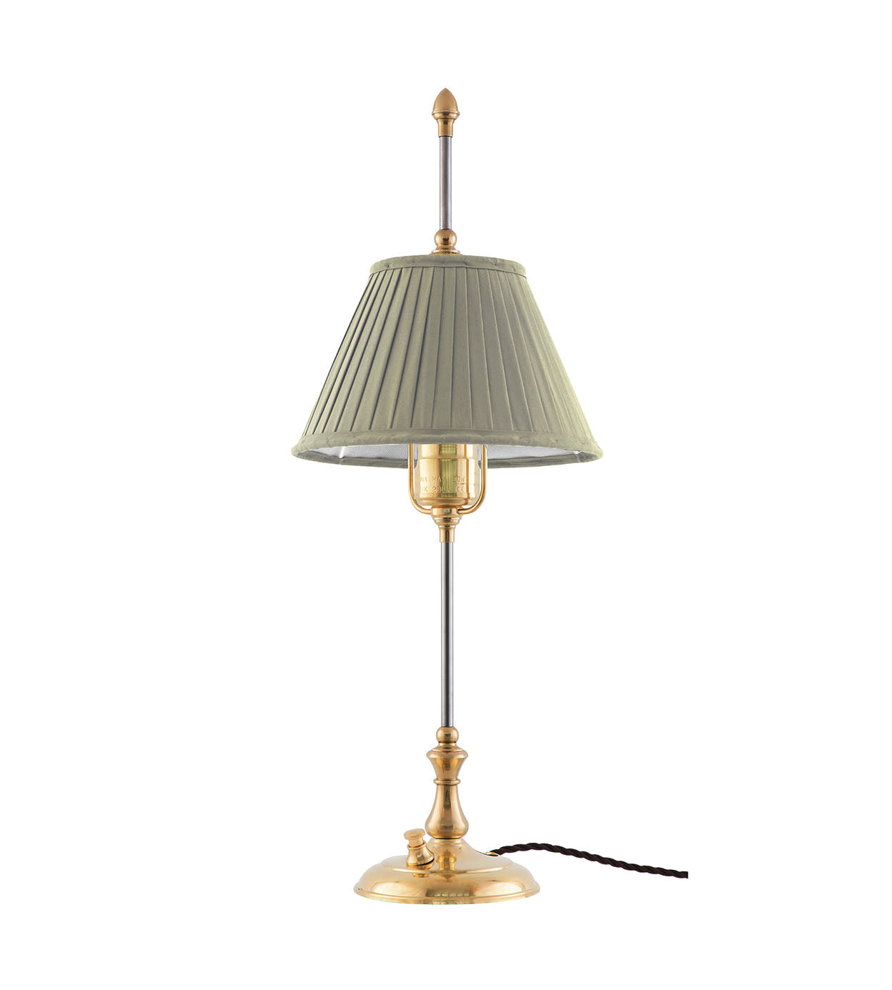 Bordslampa Kellgren - Green Table Lamp with Adjustable Shade for Home Office and Reading | Modern Scandinavian Design for Living Room, Bedroom, or Study