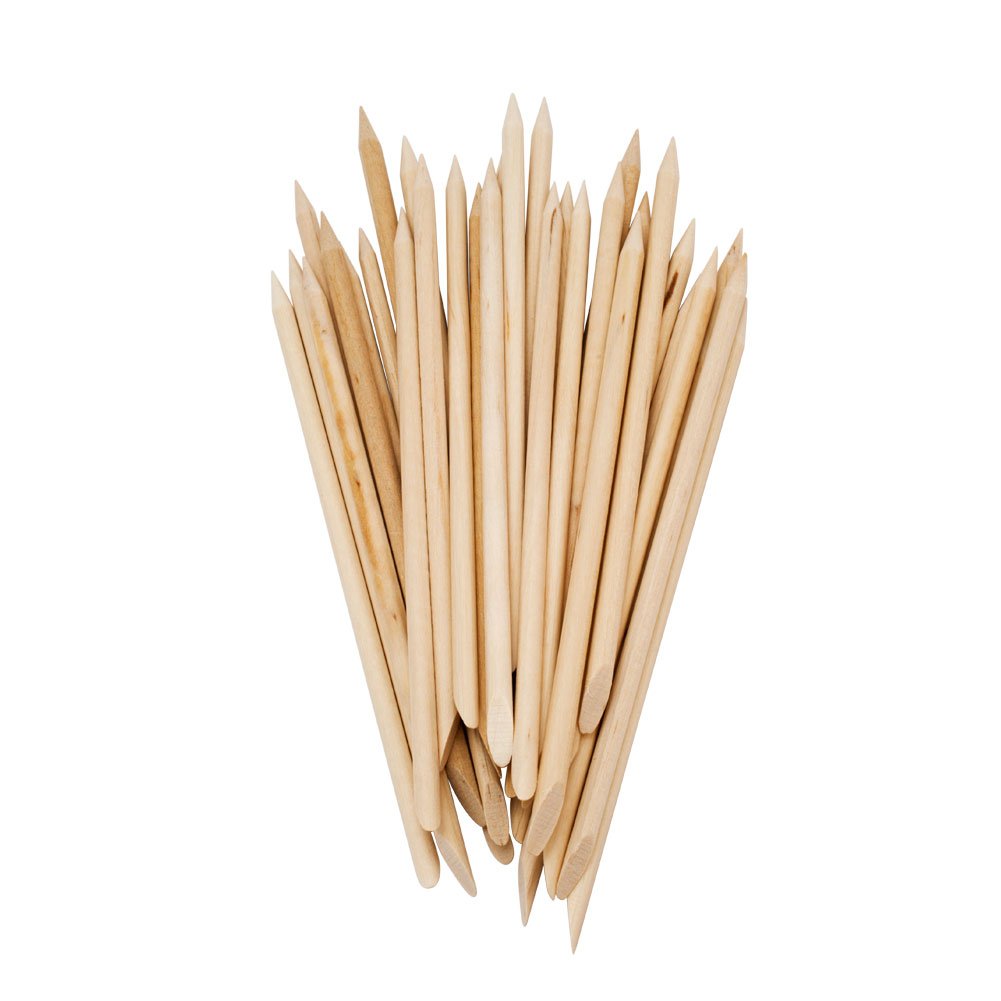 Professional Spray Tan Cuticle Sticks - 15 Pack for Salon & Home Use - Perfect for Spray Tanning, Manicures & Pedicures