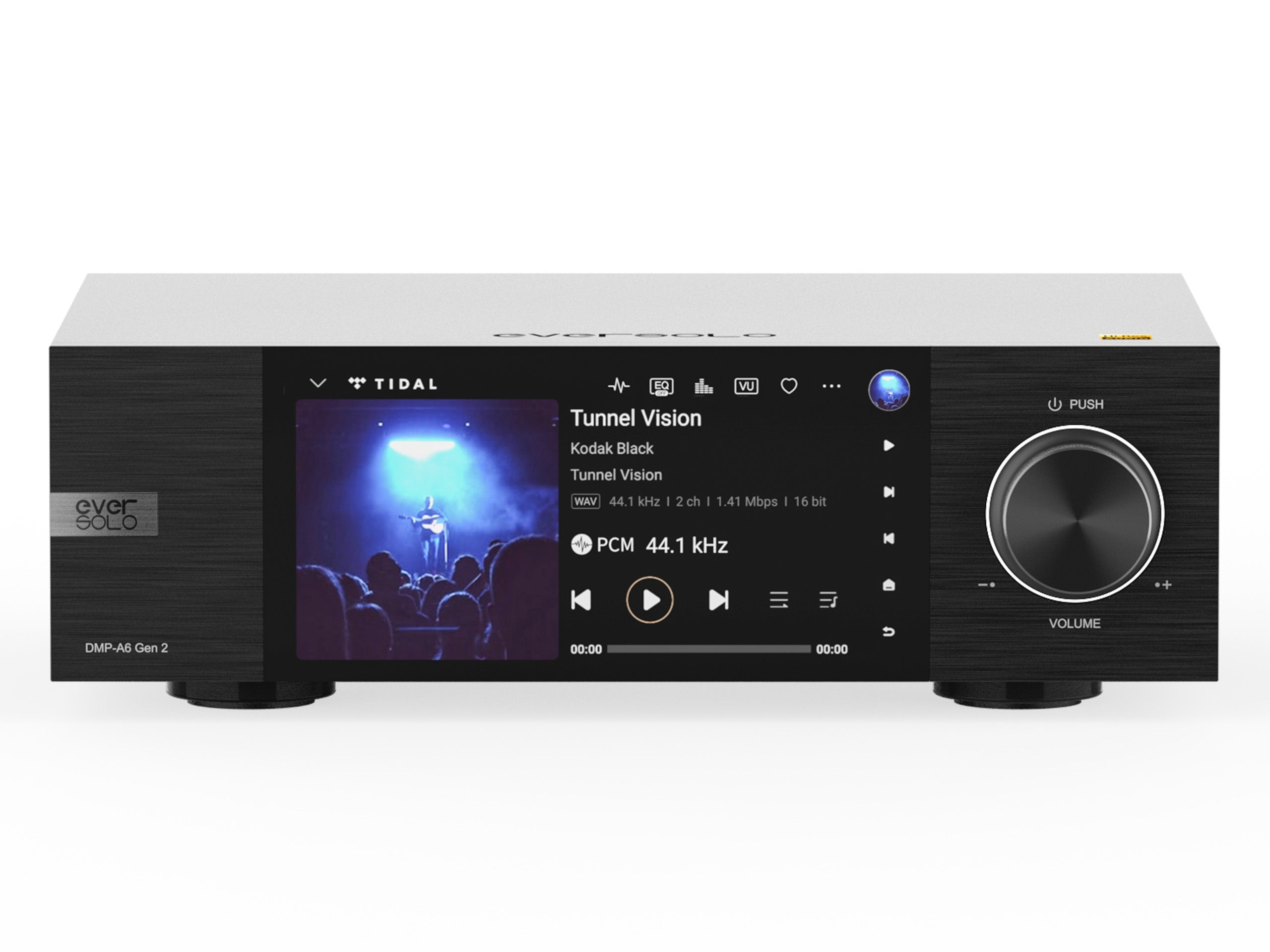 EverSolo DMP A6 Gen 2 Hi-Res Audio Streamer & DAC with Bluetooth 5.0 | Lossless Music Player for Home Theater & Audiophile Systems | Perfect for Streaming Spotify, Tidal & FLAC Files