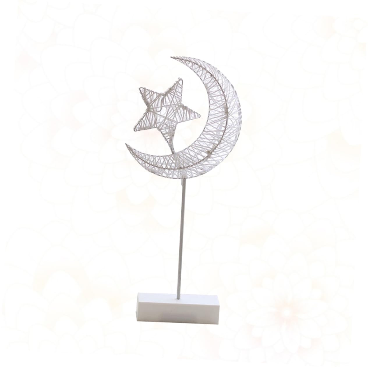 Abaodam 1pc LED Small Table Lamp - Star Night Light with Rattan Texture, Battery-Free Decorative Bedside Lamp for Bedroom, Romantic Ambiance Lighting | Perfect for Bedrooms, Nurseries, Living Rooms & Cozy Spaces