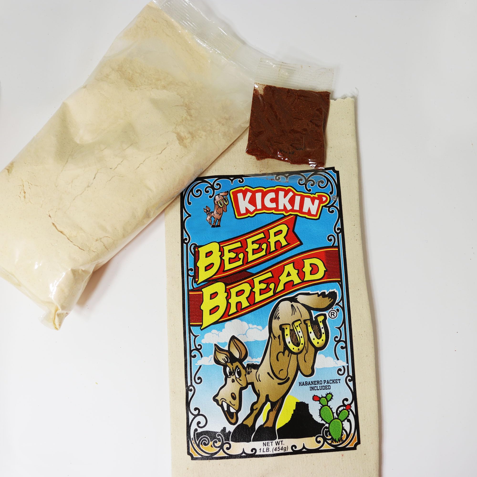 ASS KICKIN’ Beer Bread Mix - Premium Gourmet Baking Mix with Habanero Pack - 16oz Artisan Bread Kit - Perfect for Spicy Food Lovers & Unique Gifts - Great for Parties, Game Nights & Holiday Gatherings