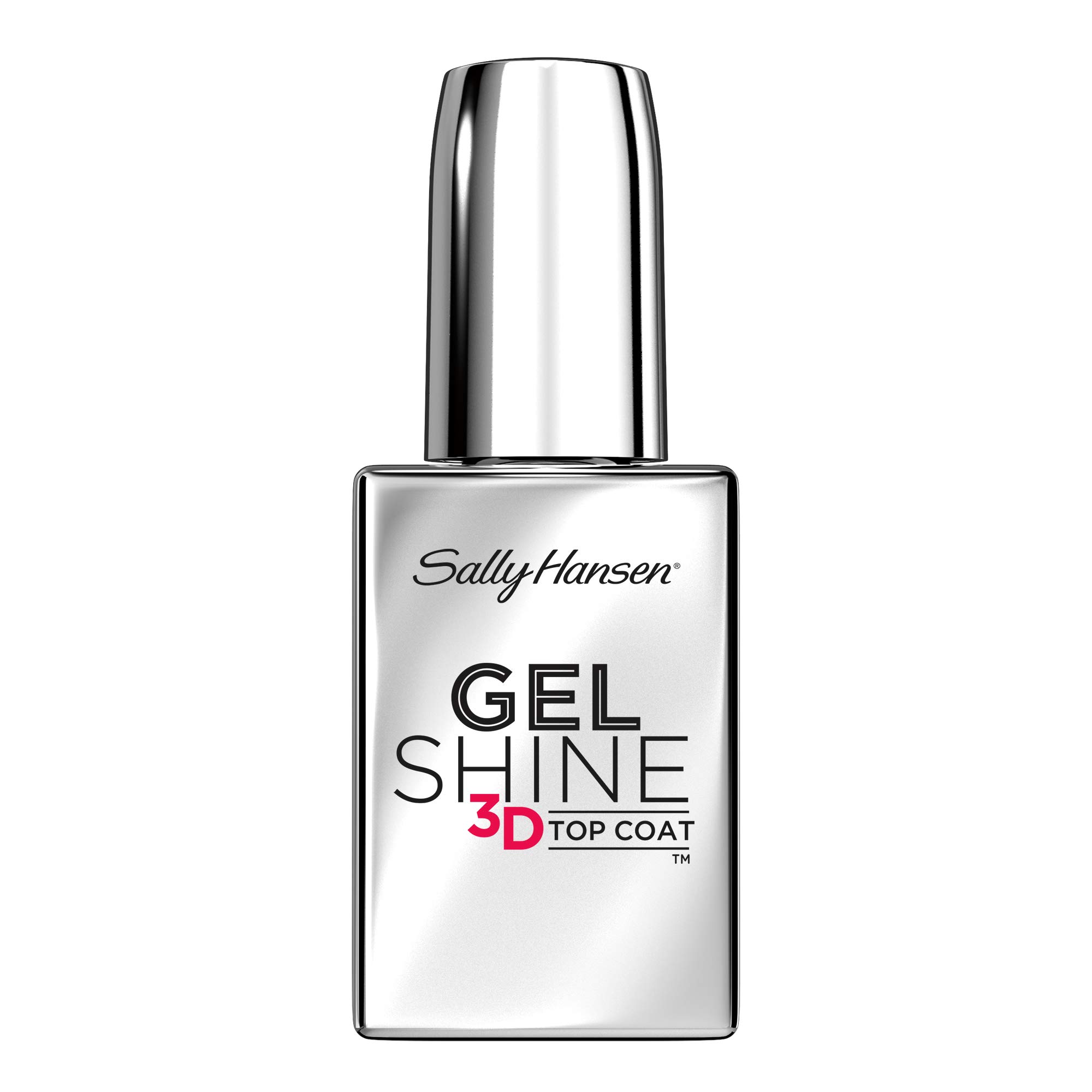 Sally Hansen 3D Gel Shine Top Coat Nail Polish - 0.45 fl oz - Long-Lasting High Gloss Finish for Manicures & Pedicures - Perfect for Salon Quality Nails at Home, Parties, Weddings & Special Occasions