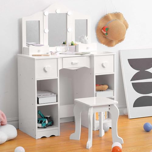 White With 9 Storage