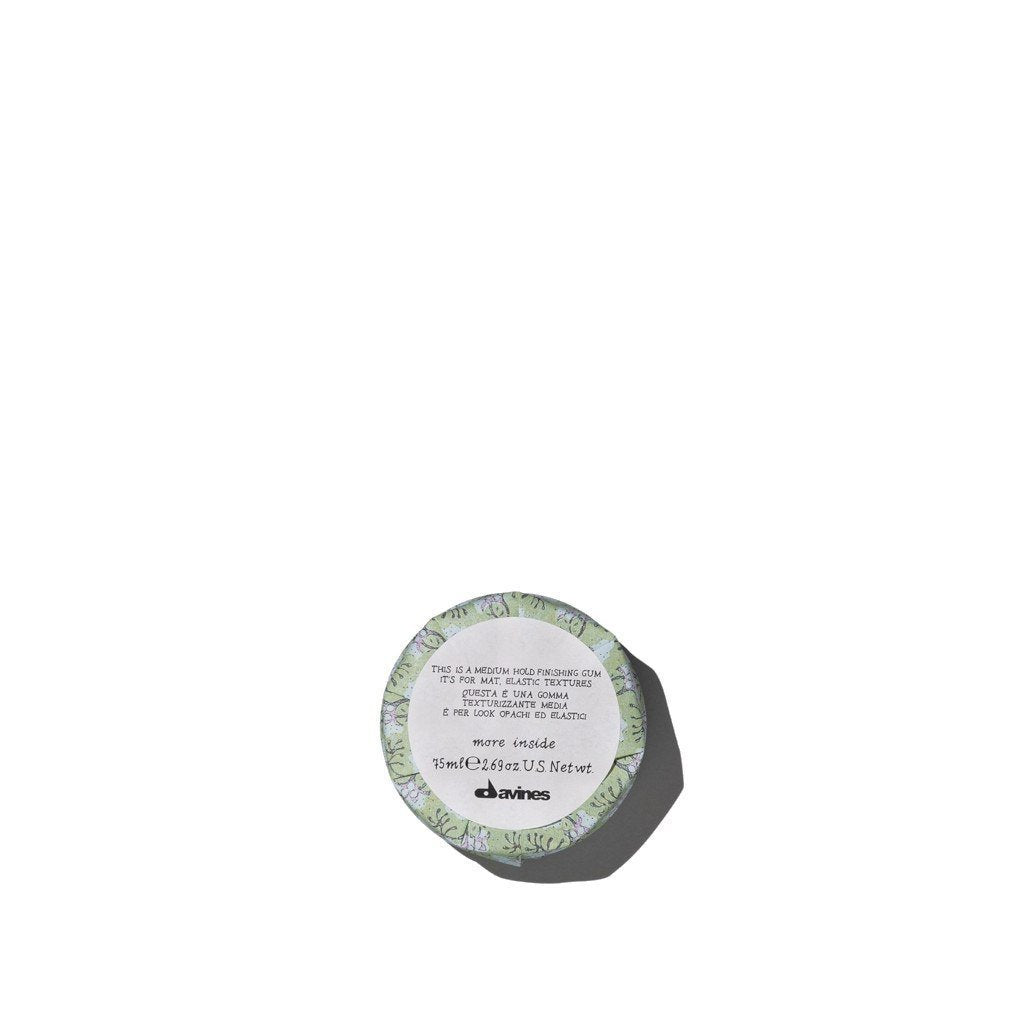 Davines This Is A Medium Hold Finishing Gum 75ml - Styling Wax for Strong Hold & Shine - Perfect for Men & Women's Hair Styling, Texturizing & Frizz Control - Salon Quality Hair Product for Everyday Use