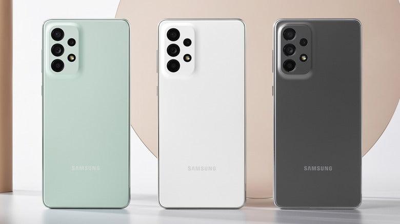 Samsung Galaxy A73 5G Smartphone (8GB RAM 256GB Storage) - Fast 5G Android Phone with Long Battery Life for Streaming, Gaming & Productivity