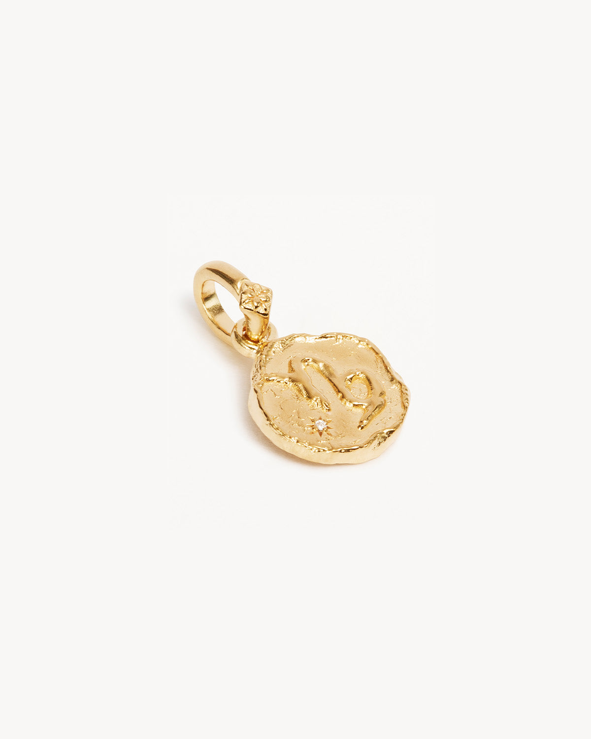 18K Gold Vermeil Cosmic Love Zodiac Pendant Necklace - Capricorn Horoscope Jewelry for Women, Perfect Gift for Birthday & Anniversary | Elegant Everyday Wear & Special Occasions