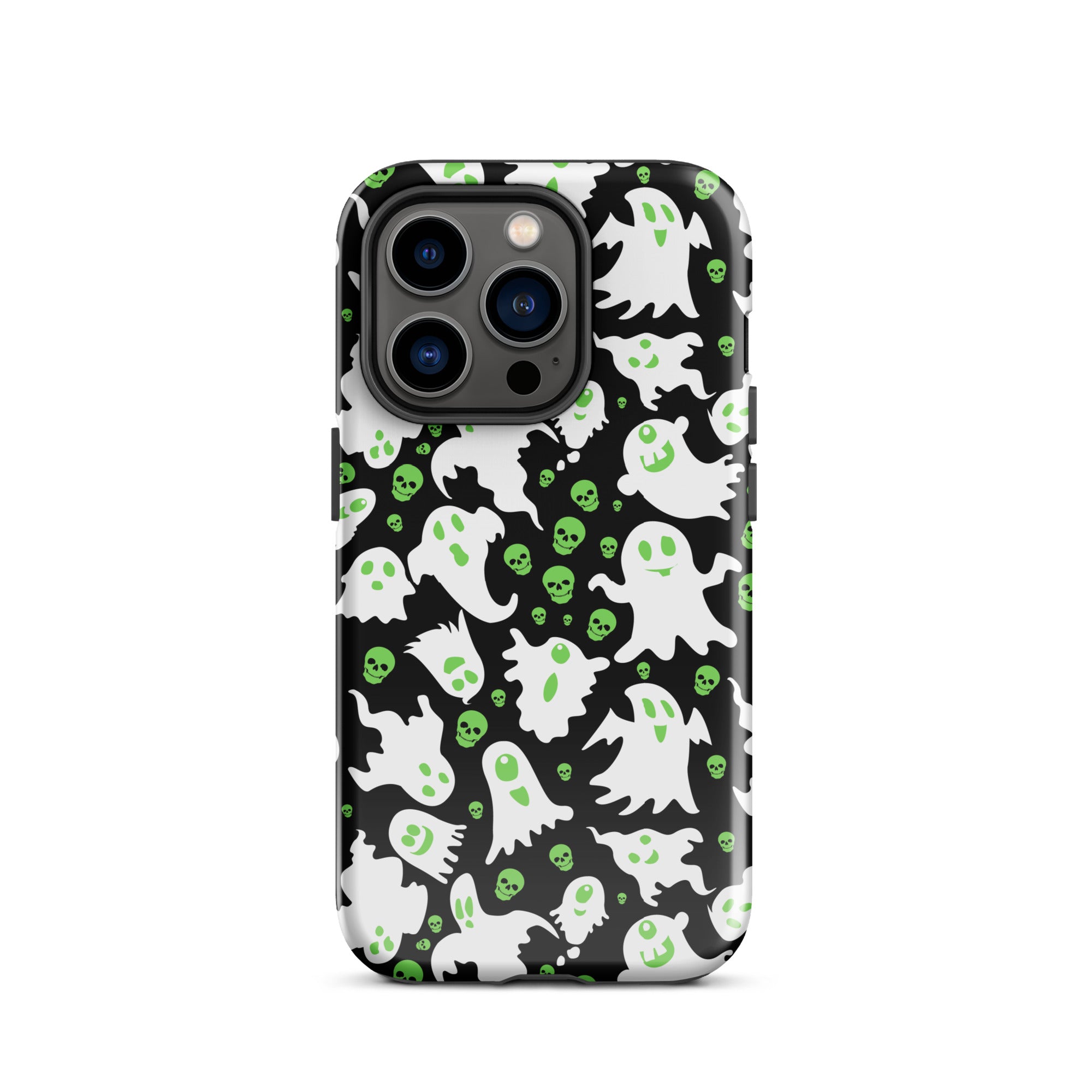 Premium Spooky Specter iPhone Case - Durable & Stylish Ghost Design for iPhone 14/13/12/11 Pro Max - Perfect for Halloween, Cosplay & Themed Parties