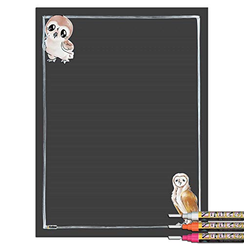 Owl With 3 Bright Markers