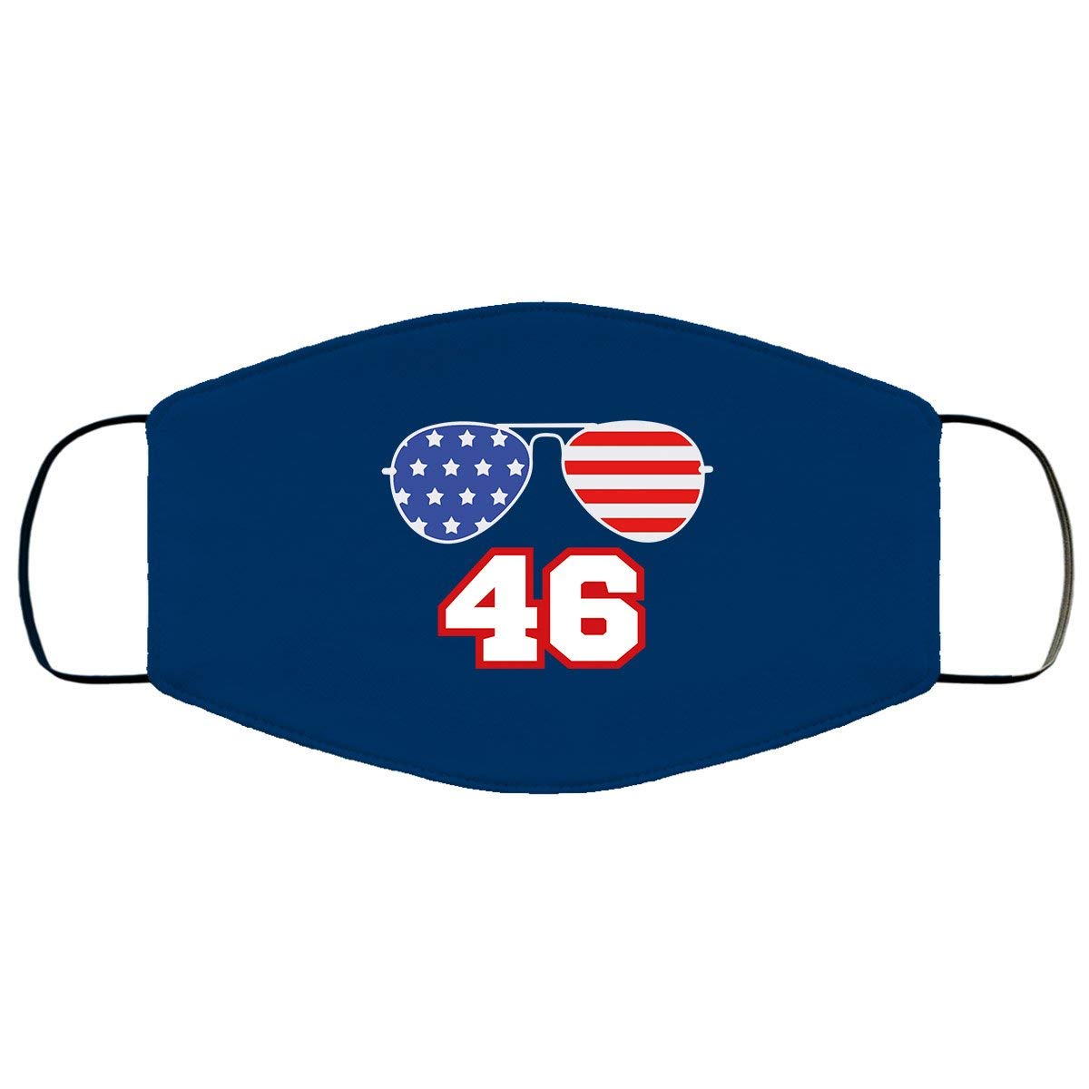 Joe Biden 46th President Face Mask - Patriotic American Political Gift for Supporters, Campaigns & Events