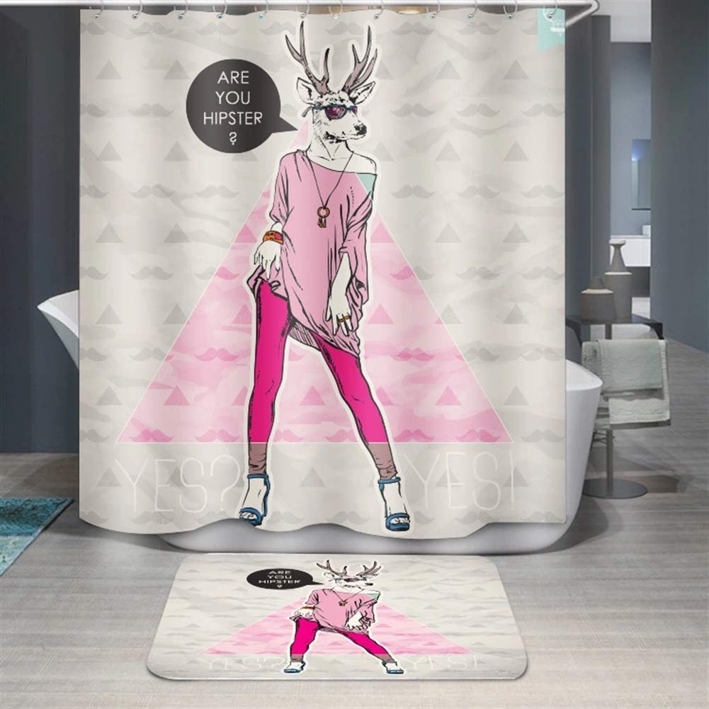 Waterproof & Mold-Resistant Shower Curtain - Stylish Bathroom Decor for Modern Homes - Perfect for Bathrooms, Showers & Spa-Like Retreats