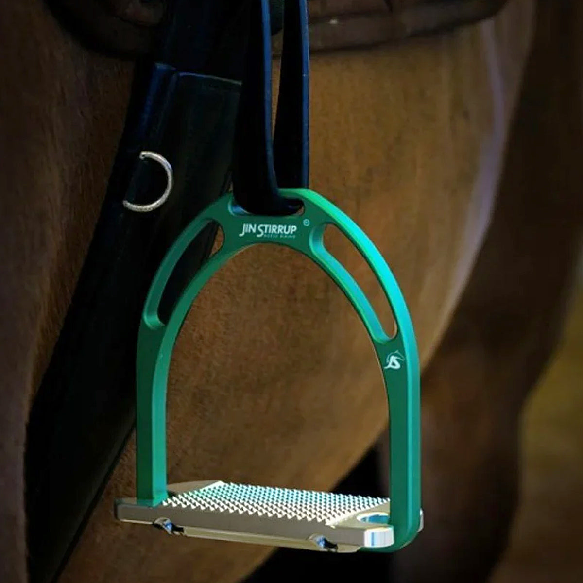 Jin Original Stainless Steel Stirrup Irons for Equestrian Riding - Durable Horse Riding Equipment for English & Western Saddles | Perfect for Trail Riding, Dressage & Show Jumping