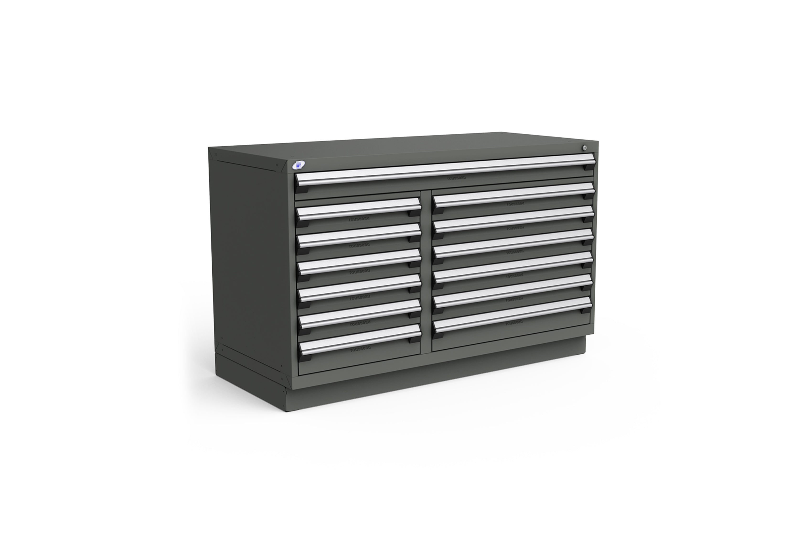 Rousseau 13-Drawer Split Cabinet - Premium Wooden Storage Organizer for Home, Office & Craft Room - Perfect for Closet, Bedroom & Workspace Organization