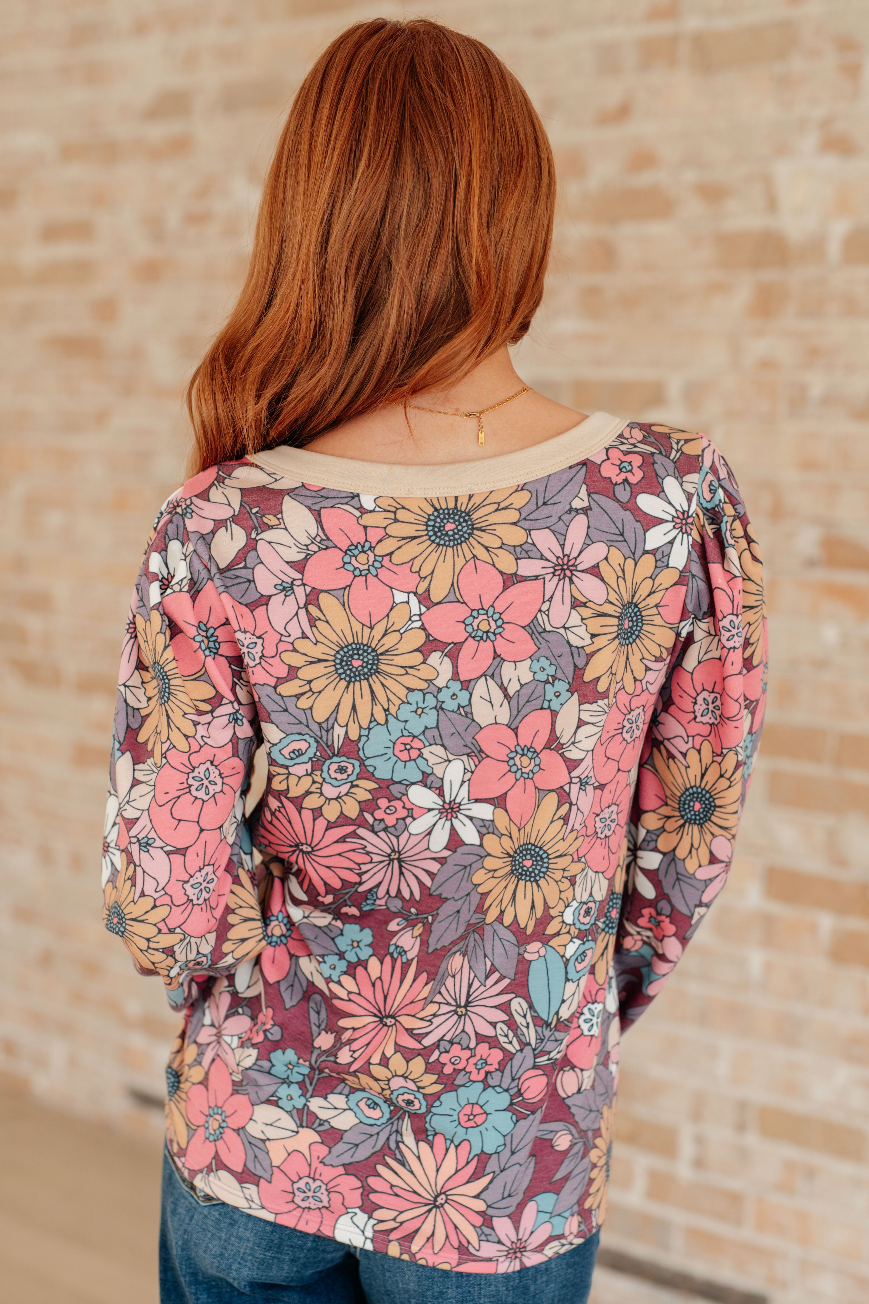 Florist's Dream Long Sleeve Pullover Sweater - Cozy Knit Top for Gardening, Floral Arranging & Autumn Outfits
