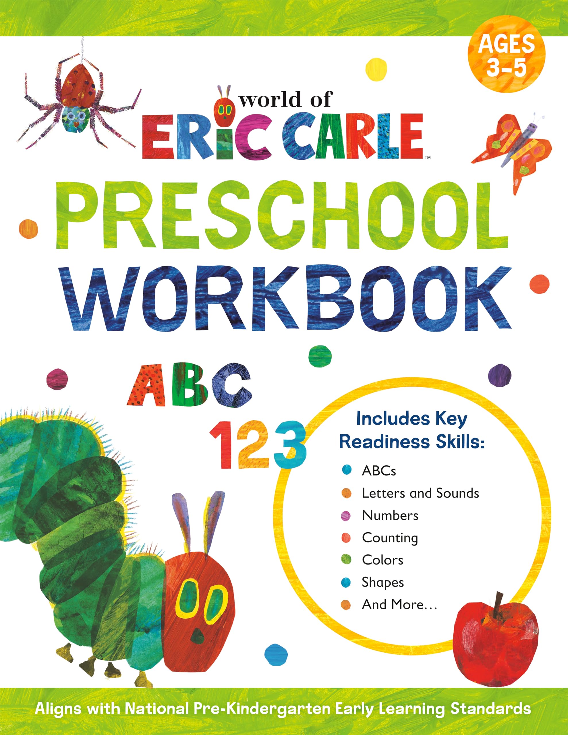 Eric Carle Preschool Workbook - Fun Learning Activities for Kids