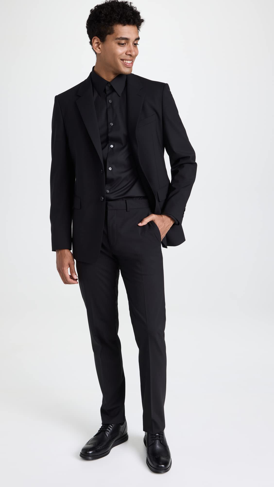 Theory Men's Mayer Stretch Wool Dress Pants - Comfortable & Stylish Office Wear for Business Professionals