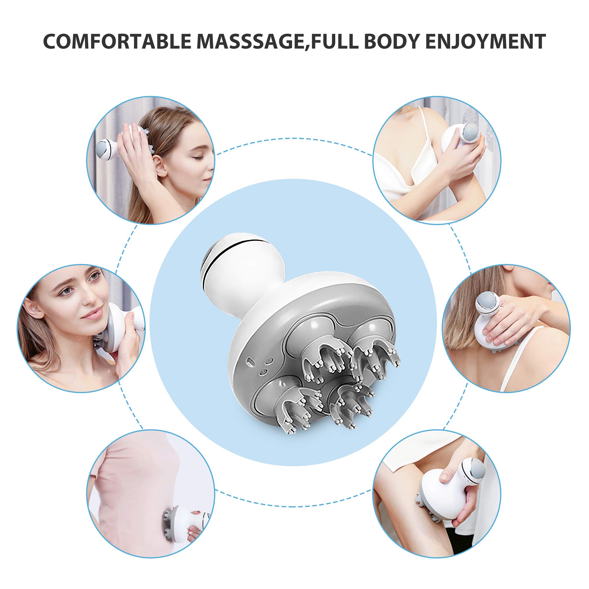 COMFIER 2-in-1 Shiatsu Foot Massager with Heat & Ottoman Foot Rest - Kneading, Vibration, Compression Massage for Feet, Ankles, Calves & Legs - Relieve Muscle Pain & Fatigue - Perfect for Home, Office & Post-Workout Recovery
