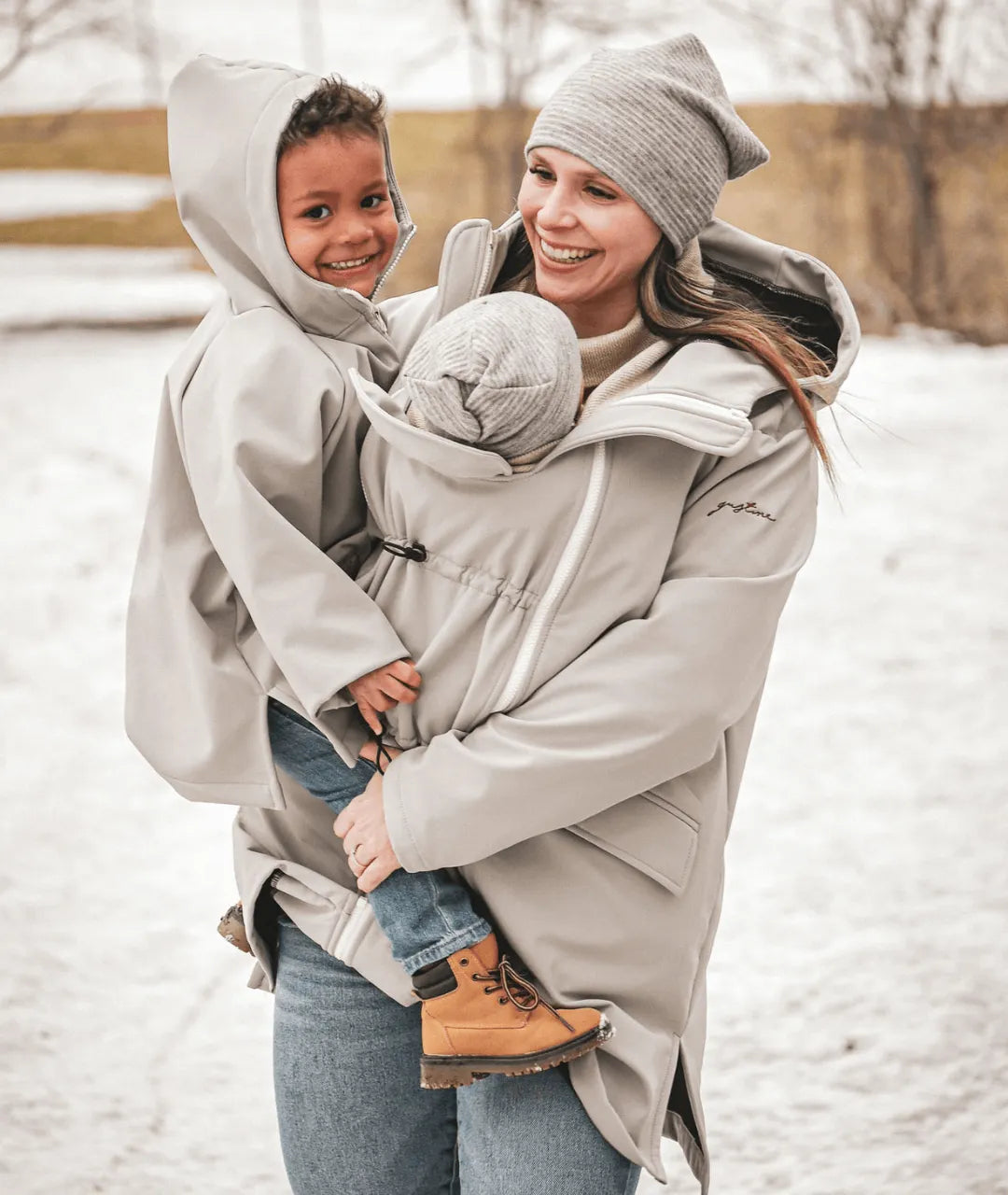 Waterproof Mid-Season Trench Coat with Detachable Hood - Lightweight Raincoat for Men & Women | Perfect for Spring, Fall & Rainy Day Outdoor Activities