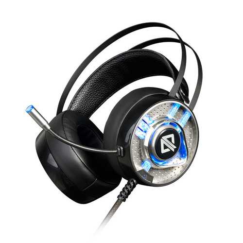 AJazz AX360 Wired Gaming Headset with 3.5mm Audio Jack & USB - Noise Canceling Mic for PC, PS4, Xbox - Perfect for Online Gaming & Video Calls