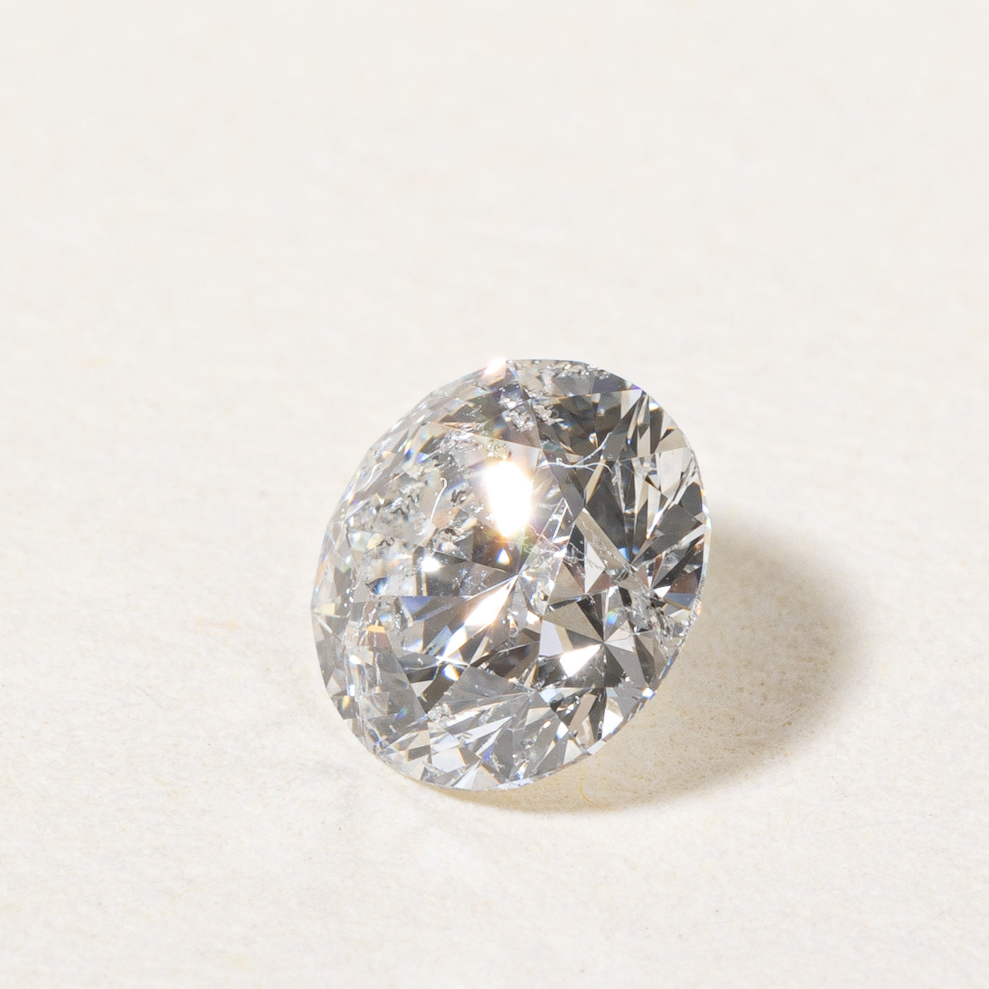 0.53ct Canadian Round Brilliant Cut Loose Diamond - I1 Clarity, E Color | Perfect for Engagement Rings & Fine Jewelry