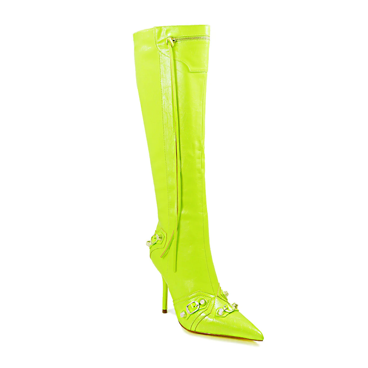 Bella Boots Lime Green Women's Ankle Boots - Waterproof & Comfortable for Fall/Winter Fashion, Outdoor Hiking, and Casual Wear