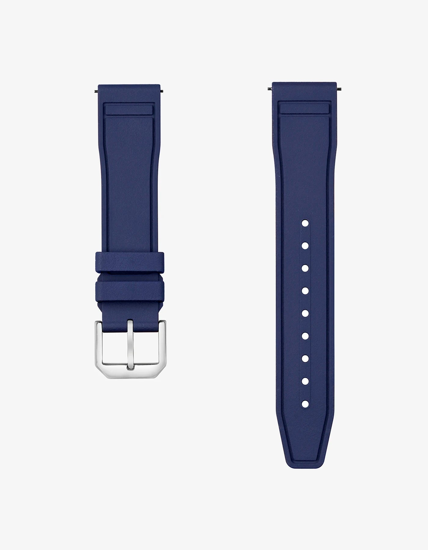 Premium IWC Navy Blue Rubber Watch Strap - Durable & Comfortable Replacement Band for IWC Watches - Perfect for Swimming, Diving & Everyday Wear