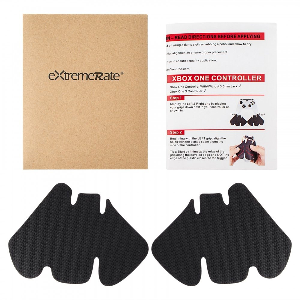 eXtremeRate Anti-Skid Xbox One Grip - Sweat-Absorbent for Gaming Comfort