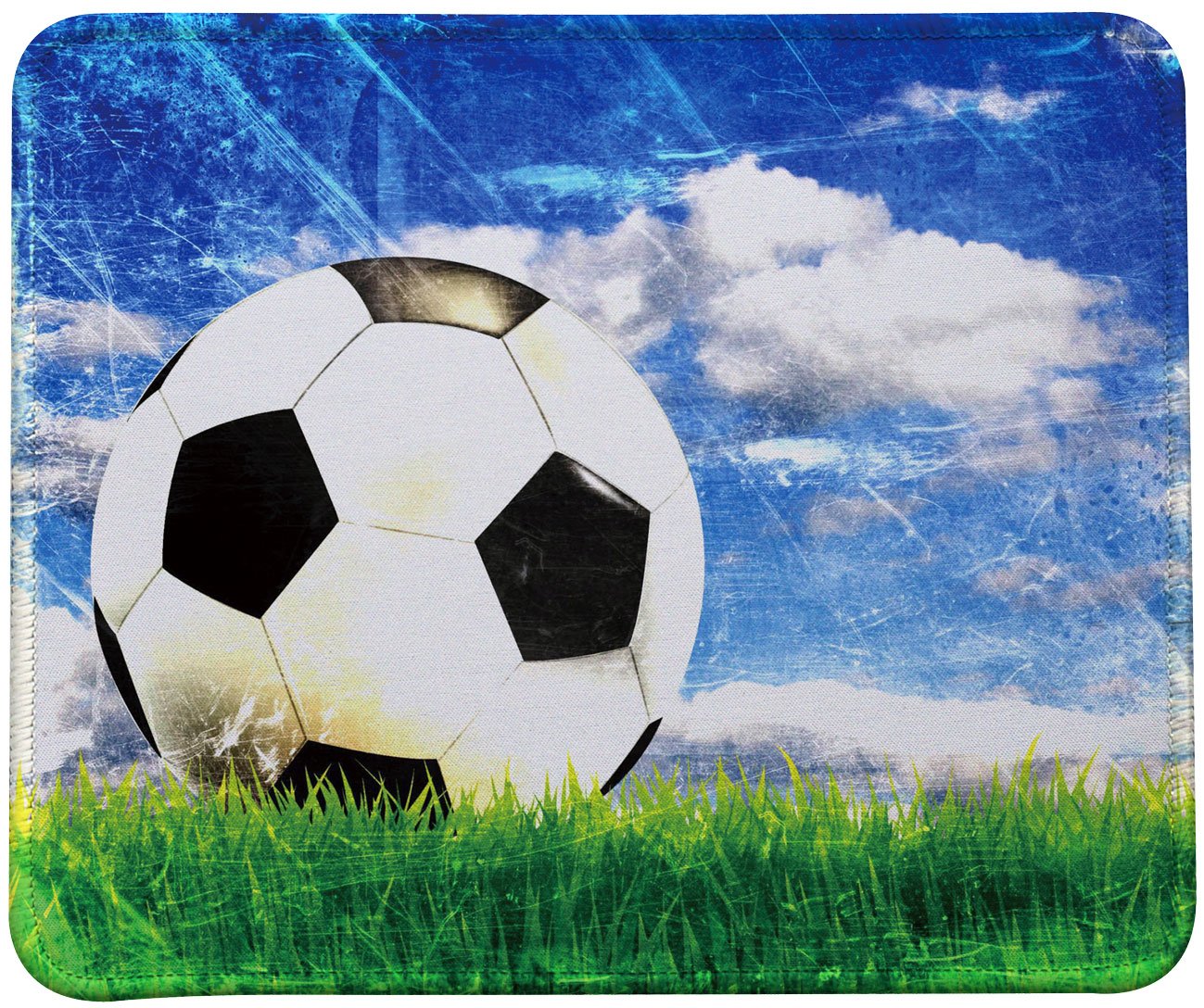 Premium Soccer Mouse Pad - Non-Slip Gaming Mousepad with Grass Texture Design for PC & Laptop - Perfect for Soccer Fans, Gamers & Office Use