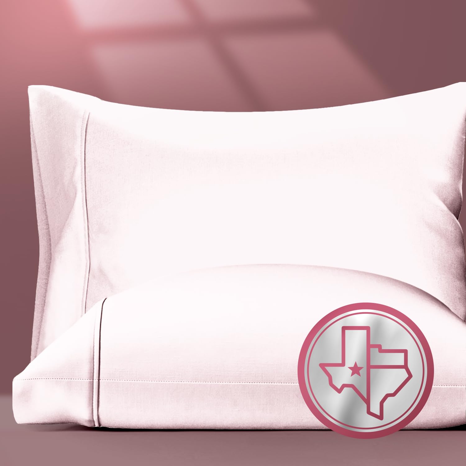 Premium 100% Egyptian Cotton Pillowcases Set of 2 - 800 Thread Count, Soft & Breathable Cooling Pillow Covers for Standard/Queen Size Beds - Luxury Bedding for Hot Sleepers & Allergy Relief - Perfect for Master Bedrooms, Guest Rooms & Hotels