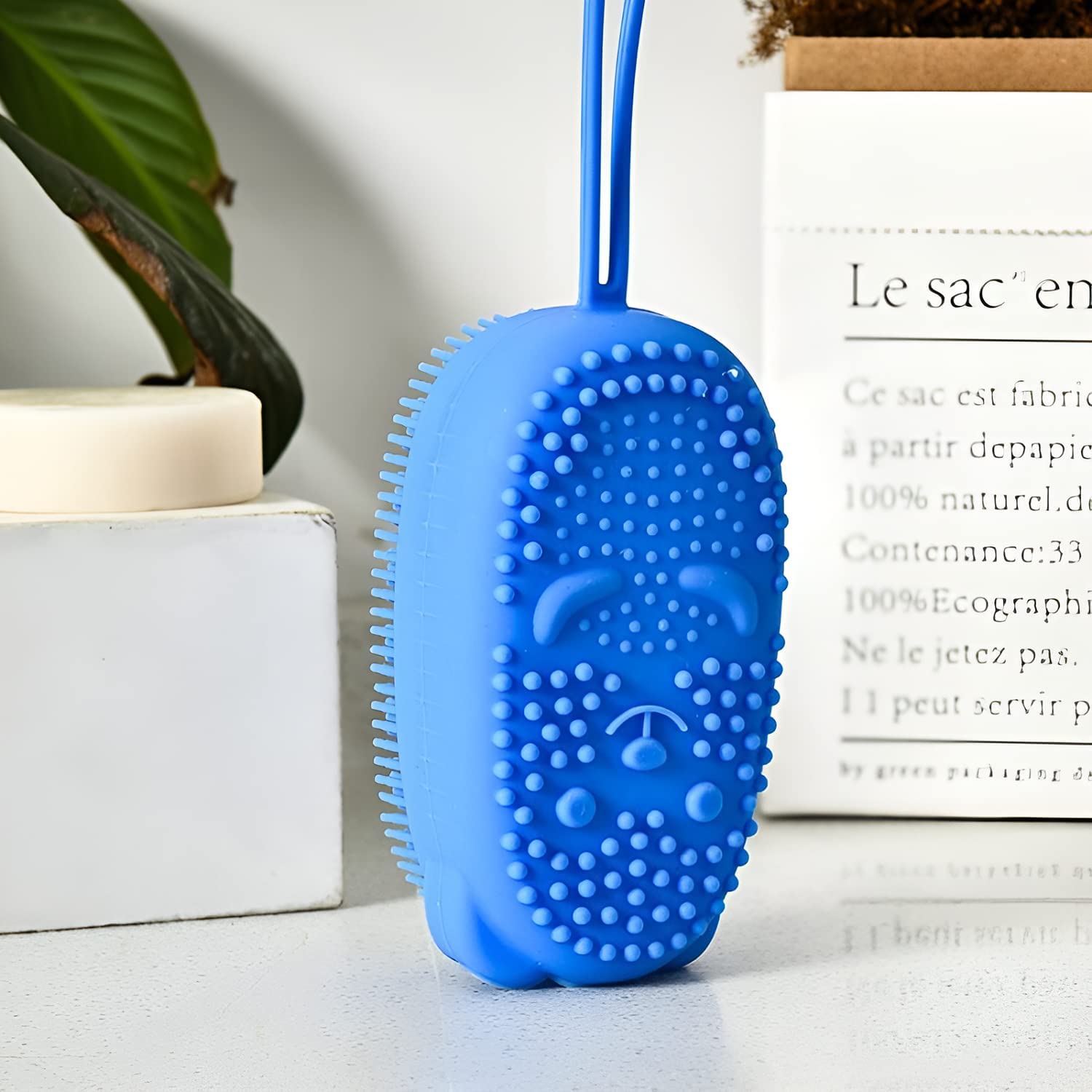 LD LUCIDO DECORE Silicone Bubble Bath Brush - Ultra Soft Exfoliating Body Scrubber for Shower | Unisex Bath Brush for Healthy Skin & Relaxation | Perfect for Spa, Massage & Self-Care Routines