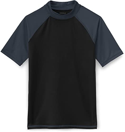 Short Sleeve Rashie Black & Charcoal