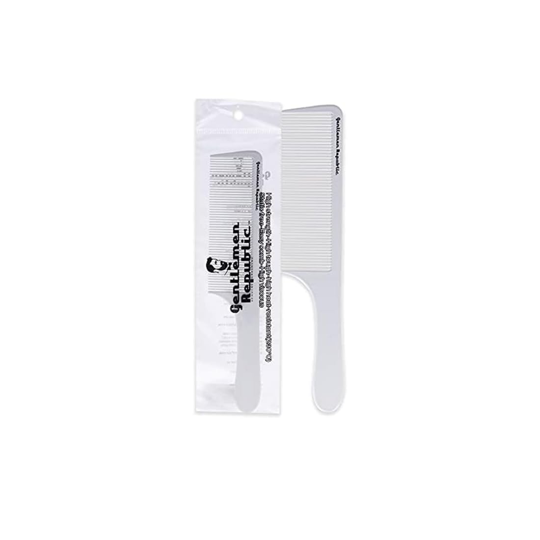 Gentlemen Republic Professional Barber Comb for Men - Soft Round Tips & Precision Teeth for Fades, Blending, and Haircuts | Durable Styling Tool for Barbers & Home Use | Perfect for Salon, Grooming Kits, and Travel